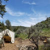 "Juniper's Rest" Tent-Cabin