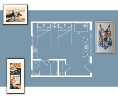 Sleds N Beds Midcentury Motel Double