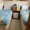 Twin bed Megayacht Mid Cabin  Bed & Breakfast